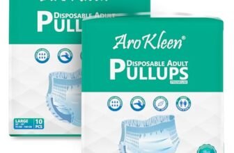 Arokleen Premium Adult Diaper Pants Style | Large (L) | 20 Units |Waist size (30-55 Inch (75-140 cm) | All-Night Absorption Protection | Unisex with Wetness Indicator | Odour Control