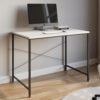 Home Sparkle Engineered Wood Study Table Computer Table for Home,Office Table, Desktop, Laptop Table, Office Desk (Black & White)