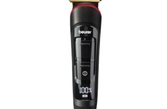 Beurer MN9X Multigroomer Men’s Trimmer|Stainless Stee1 Blade with Titanium Coating|11-in-1 Complete kit for Beard,Hair,Ear,Nose|Waterproof|Battery Operated|90Min Runtime|Black