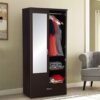 HomeTown Utsav Two-Door Wardrobe with Mirror (Wenge)