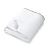 Beurer German Engineering TS 17 Single Electric UnderBlanket for Single Bed I German Engineering I Non-Slippery due to Elastic Band I 3 Temperature Levels I Overheat Protection I OEKO-TEX Certified I Removable Switch I Machine Washable at 30 °C I Grey