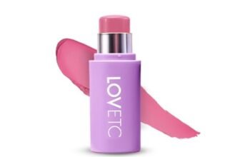 LOVETC Multi-Purpose Blush Stick, 3-in-1 Makeup, 12Hr Wear, Bloom 7.5g