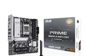 ASUS Prime B840M-A WiFi-CSM AMD Ryzen 9000 & 8000 & 7000 Series Desktop Processors 4 x DIMM Slots, max. 192GB, DDR5
