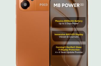 POCO M8 Power 5G (Blaze Orange, 128 GB)(6 GB RAM)