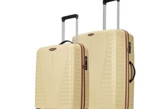 Aristocrat Airpro Max Set of 2 (Cabin+Medium) Trolley Bags, Mojave Desert
