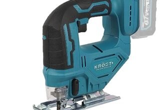 KROST Pro Series 37V Cordless Jigsaw Machine with LED Light, Orbital Settings and 3000 SPM Variable Speed (Bare Tool)