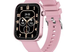 URBAN Nexus M Smart BT Calling Smart Watch with Massive 2.0″ Super HD Display, One-Connect Realtek Chipset, Games, 120+ Sports Modes, 150+ Watch Faces, Dedicated Health Sensors (Rose Gold)