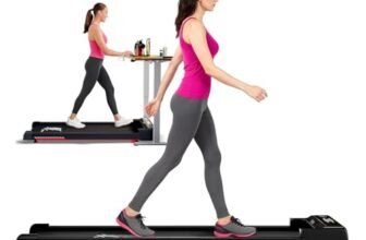 Lifelong Fit Pro Treadmill 3 HP Peak Dc Brushless Motor 2 Level Manual Incline Walking Machine at 8 km/Hr Speed with Led Display-Cardio Equipment for Home Gym 110kg Capacity, Black
