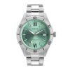 TIMEX Analog Watch for Men with Green Dial & Silver Stainless Steel Bracelet Band – Water Resistant Men’s Wrist Watches -TWEG295SMU01