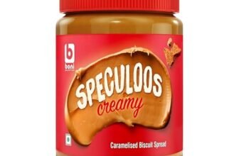 Boni Speculoos Creamy Biscuit Spread – 400g | Caramelised Biscuit Spread | Made in Belgium | Vegan | For Bread & Snacks (Pack of 1)