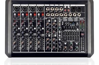 Audio Array MT-12 12 Analog+2 Digital Ch (L+R) Hybrid Analog+USB Mixer, Extra Sub Out+Fq Selector 48kHz DSP, 4XLR & 8 TRS In, 3-Band EQ, +48V, 24dBu XLR Out, Graphical EQ, Type-C, Studio & Streaming
