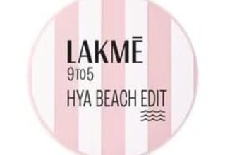 Lakme 9to5 Hya Matte, Beach Edit Cushion Foundation, N340-Neutral Almond, Matte Finish, Buildable Coverage, SPF 40, 12 gm