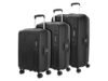 American Tourister 3PC PP Ivy 2.0-8 Wheel, Set (Small + Medium + Large) Hard Suitcase for Travel/Travel Bag with Combination Lock & Smooth Sliding Double Wheel – Black, 55 Cm, 68 Cm, 79 Cm