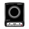 Amazon Basics 1600W Induction Cooktop | 7 Pre-Set Cooking Menus | LED Display | Smart Push Buttons I Energy Efficient, Auto Cut-off, 20A IGBT & 4KV Surge Protection I Black