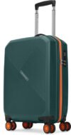 ARISTOCRAT Apex Hard Side Polypropylene Luggage | Trolley Bag with Combination Lock Cabin Suitcase 8 Wheels – 22 Inch