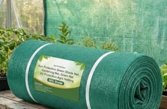 Sun Protection Green Shade Net, Gardening Net, Green Net UV Protection Agro Netting 50% Shade (5x6Ft)