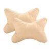 Retina 348 Car Neck Pillow (Set of 2, Beige)