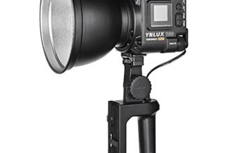 Yongnuo YNLUX100 Pro Handheld Continuous Output Lighting, 120W COB LED Video Light with Bowens Mount, 2700-6500K Bi-Color CRI95+ Wireless Remote, for Portrait Wedding Outdoor Shooting YouTube Videos