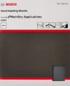 Bosch Professional Hand Sanding Sheet For Automotive, 230 X 280 mm Grit 1000, Pack Of 100