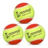 Cockatoo Rubber Cricket Tennis Ball, Construction of Tennis Ball for Cricket for Optimal Performance,Suitable for All Skill Levels. (120 Gr Per Ball -Pack of 3-Yellow Orange)