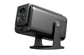 Punnkk Lumi Pro Fully Automatic Native 1080P Android 13, WiFi 6 & BT 5, Screen Mirroring Smart Projector, Auto Focus & Auto 4D Keystone, 4X Brighter, 4K HDR Support, 180 Degree Rotation 2 GB/16 GB