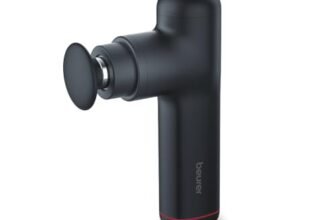 Beurer German Engineering MG 79 Gentle Massage Gun with 3 Massage Heads & 3 Speed Settings | Lightweight Deep Tissue Muscle Massager for Pain Relief, Muscle Recovery & Everyday Relaxation | With storage Bag I Ideal for Home, Office & Travel Use I Black in color I 3 years Warranty