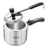 Lifelong 2L Tri Ply Stainless Steel Pressure Cooker | Inner Lid Design | Silicone Gasket | Induction & Gas Compatible for Rice, Dal, Rajma, Chole | 2.5mm Thick | Faster, Even Heating | ISI- Certified