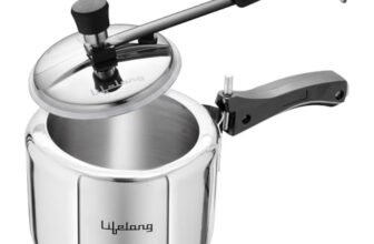 Lifelong 2L Tri Ply Stainless Steel Pressure Cooker | Inner Lid Design | Silicone Gasket | Induction & Gas Compatible for Rice, Dal, Rajma, Chole | 2.5mm Thick | Faster, Even Heating | ISI- Certified