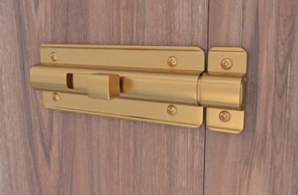 Boniry Premium Heavy Duty Door Latch | Door Stopper Lock | Main Door High Security and Home and Office Doors for Wooden and PVC Door Latch (2, Gold)
