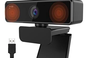 Nuroum 2K Webcam with Microphone, 1080P/60fps, 1440P/30fps, Dual Microphone with Privacy Cover, Wide-Angle USB FHD Web Computer Camera, Plug and Play, for Zoom/Skype/Teams/Webex, Laptop MAC PC Desktop