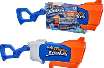 Nerf SuperSoaker Rainstorm Water Blaster, 650Ml Water Tank, Branded Holi Pichkari Water Gun(Multicolor)