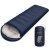 Lifelong Sleeping Bag for Adults – Winter Sleeping Bags Certified for Temperatures 4°C to 10°C – Mummy Shape Foldable Camping Bed Height Upto 6’5”feet – Travel Accessory for Camping, Hiking, Trekking