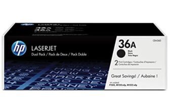 HP 36A Black Original Laserjet Toner Cartridge (Dual Pack)
