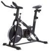 Amazon Basics Pro Spin Fitness Bike with 8Kg Flywheel, Adjustable Resistance | LCD Monitor | To & Fro, Up & Down Seat Adjustments | Home Workouts | Max User Weight: 100 kg