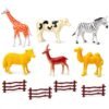 SUPER TOY Wild Farm Animal Action Figure Toys Playing Set for Kids – Pack of 6