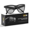 OAKTER Smart Glasses with Wireless Bluetooth | Hands-Free Calling | Open Ear Music | Sport Headset | Intelligent Eyewear | Connect with Mobile/Tablet | Circular Frame | Black (Circular Frame)