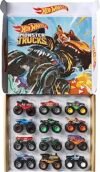 Hot Wheels® Monster Trucks, Set of 12 1:64 Scale Die-Cast Toy Trucks for Kids and Collectors, Styles May Vary​​​