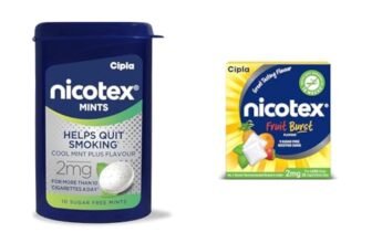 Cipla Nicotex Mints | Nicotine 2mg Lozenges (120 Pcs)| Helps Quit Smoking | Sugar Free | Cool Mint | Cipla Nicotex Nicotine Sugar Free Fruit Burst Gums 2mg | Helps to Quit Smoking | WHO – Approved Th