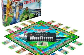 Monopoly Cricket Board Game | Cricket-Themed Monopoly Board Game for Families and Kids | for Ages 8+ | for 2 to 6 Players | Christmas Gift for Kids & Families