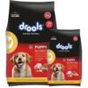 Drools Puppy Dry Dog Food 4.2kg (3kg + 1.2kg Free) | Chicken & Egg Flavour | Supports Active Behaviour | Digestive Health & Immunity | Better Digestibility