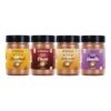 Bevzilla 50 Grams X 4 Flavoured Instant Coffee Powder Pack Box of Colombian Gold, Hazelnut, Vanilla & Butterscotch | Arabica Beans|Perfect for espresso, latte & cappuccino| Enjoy Hot & Cold Bews