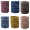 TEMPERIA (30pcs) Hair Rubber Bands for Women & Girls | Elastic Ponytail Hairbands Ties Accessories for School, Party & Wedding | Gentle on Hair, No Breakage | Same Colour