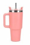 1200ml Stainless Steel Vacuum Insulated Tumbler | Travel Water Cup (Peach)