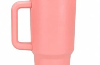 1200ml Stainless Steel Vacuum Insulated Tumbler | Travel Water Cup (Peach)