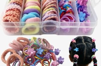 TEMPERIA Hair Accessories Birthday Gift Items for Girls & Kids | Combo of Claw Clips, Rubber Bands, Hairpins & More | Cute Hair Styling Kit for Baby Girls for Party & Wedding | Multicolor -95pcs