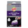 Scotch-Brite (950-CT-W) Glass Cooktop Refill Pads, Cleans with Just Water, Tackle Burnt-On Messes, 1 Wand and 2 Replacement Heads