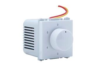 Wipro Northwest Nowa Fan Regulator 5+1 Position Step Type, White (pack of 6)