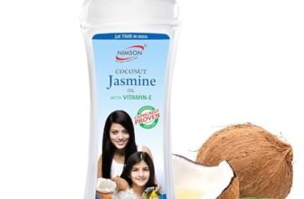 Nimson Coconut Jasmine Hair Oil with Vitamin E | For Shiny, Long Hair | Non-Sticky, Nourishing Formula | 450ml