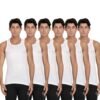 Pepe Jeans Men’s Solid 100% Cotton Regular Fit Innerwear Vest