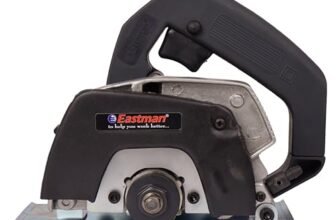 Eastman Corded Electric Marble Saw Wood Cutter 12000 Rpm, 1300 Watt, 110 Mm Saw Disc Dia, Marble/Tile/Wood Cutter, Bevel And Depth Adjustable Heavy Duty (EMC-110P)